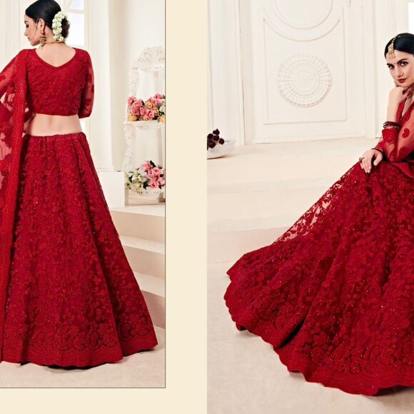 Bridal Lengha Set - Picture 10 of 16